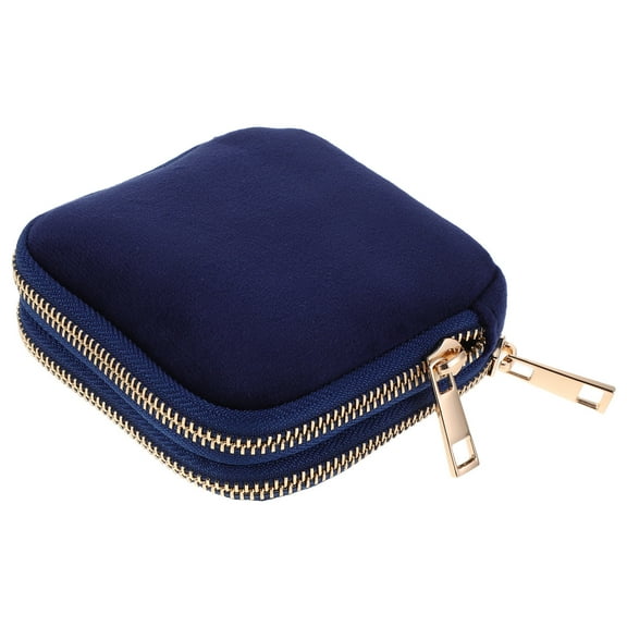 WEAVILUX Travel Jewelry Organizer Pouch Zipper and Multicompartment Storage 7.5 x 5.5 inches