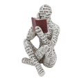 thumbnail image 3 of Reading Woman Figurine, Hand Painted Resin Innovative Reading Woman Ornament  For Dining Table A, 3 of 8