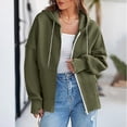 thumbnail image 5 of Women's Essentials Hoodie for Fashion Loose Long Sleeve Pullover Hoodie Pockets Sweatshirt Fleece Jacket Coat Tops, 5 of 8