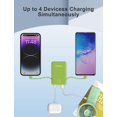 thumbnail image 4 of Power Bank miisso de 6000 mAh ultradelgado con cables integrados, 4 of 8
