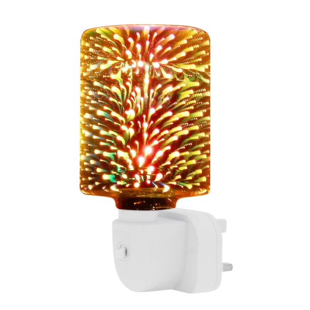 Ganfancp Lámpara de Cera Fundida Enchufe Aromaterapia Cera Fundida Fragancia Colorido Luz de Noche Ofertas Del Día Liquidación 1 X Luz Nocturna 3D