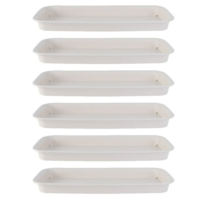 6pcs bandejas de maceta de plástico para el hogar bandejas de planta en maceta recolectores de agua bandejas
