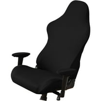 MERRYHAPY Removable Protective Gaming Chair Cover for Office and Net Bar 1 Set in Black