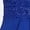 Blue, variant on Trixxi Juniors Bow Back Glitter Fit Flare Dress Royal Blue 13