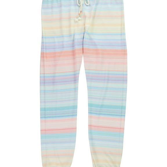 P.J. Salvage Womens Watercolors Pajama Jogger Pants, Multicoloured, Small
