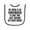 White and Black, variant on Inktastic My Daddy is an Engineer Funny Never Wrong Baby Terry Cloth Bib