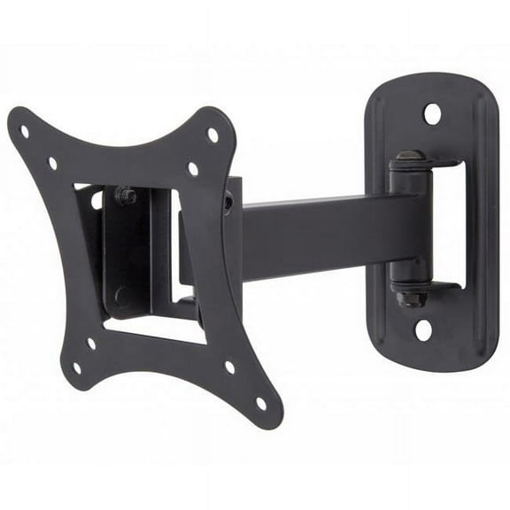 AVF Extendable Tilt and Turn Monitor Wall Mount for 13" to 27" Screens in Black