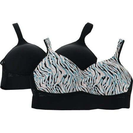 

Rhonda Shear 2Pc Molded Cup Bra Mesh Back Women s 732-406