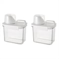 thumbnail image 1 of Food Storage Containers with Measuring Cup Rice Snacks Sugar Nuts Pet Food Storage Bin Cereal Storage Containers,2 x seal pot,Transparent, 1 of 6