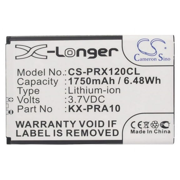 1750mAh KX-PRA10 Battery for Panasonic KX-PRX110GW KX-PRX120 KX-PRX110 KX-PRX150GW KX-PRX120GW KX-PRX150