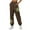 B-Brown, variant on Wyobmus Womens Wide Leg Pants Graphic Sweatpants Satrs Print Jogger Pants High Waist Drawstring Baggy Straight Leg Sweatpants B-Olive Green
