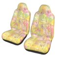 thumbnail image 1 of Easy to Install Car Universal Seat Cover, Fantasy Sky Clouds Four Seasons Universal Front Seat Cover, 2-Piece, 1 of 8