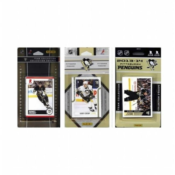 NHL Pittsburgh Penguins 3 Different Licensed Trading Card Team Sets