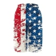 thumbnail image 6 of Plus Size Capris Leggings for Womens Independence Day Yoga Sweatpants Usa Flag Star Printed Pants Athletic-Fit Quick-Dry Capris High Waisted Pants Beach Travel Vacation Capris, 6 of 7