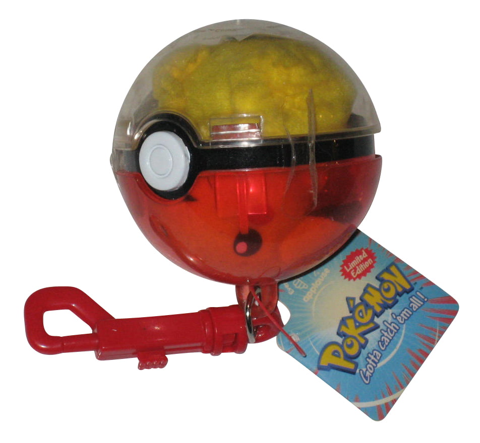 Applause Pokemon Poke Ball Pikachu Applause Playables Plush Keychain Walmartcom