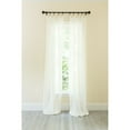 thumbnail image 2 of La Rosa Metallic Semi Sheer Rod Pocket Single Curtain Panel, 2 of 5