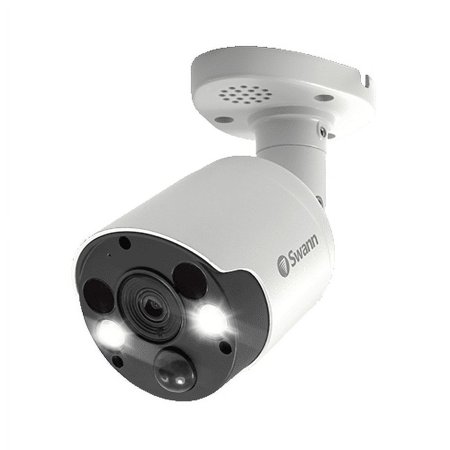 UPC: 0840236127894 | Swann 4K Thermal Sensing Spotlight Bullet IP Security Camera – NHD-887MSFB