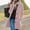 Pink-Coat, variant on Qetyuw Trench Coat for Women Plus Size Long Sleeve Peacoat Winter Wool Blend Jacket Button Down Casual Overcoat