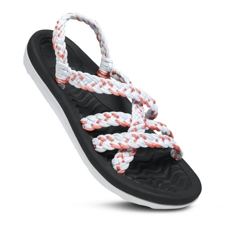 

Women s Crochet Summer Essentials Lightweight Slingback Sandals