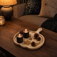 thumbnail image 4 of Halloween Wood Serving Tray 11 Inch, Wooden Funny Pumpkin Shaped Charcuterie Platter, Novelty Cheese Meat Board with Juice Groove, Fall Party Decor, 4 of 7