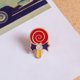 thumbnail image 1 of Broche de Fantasma con Forma de Linterna de Calabaza Fiudx Insignia de Metal para Halloween, 1 of 5