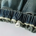 thumbnail image 6 of Jeans Girls Floral Embroidered Jeans Girls Straight Leg Wide Leg Jeans High Waist Baggy Jeans Girls Casual Girls Jeans Size 6-7 Years, 6 of 9