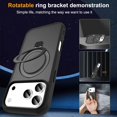 thumbnail image 4 of Magnetic for iPhone 17 Pro Case [Compatible with Mag-safe] with Stand, [Military Grade Drop Protection] Shockproof Translucent Back Slim Protective, 4 of 8