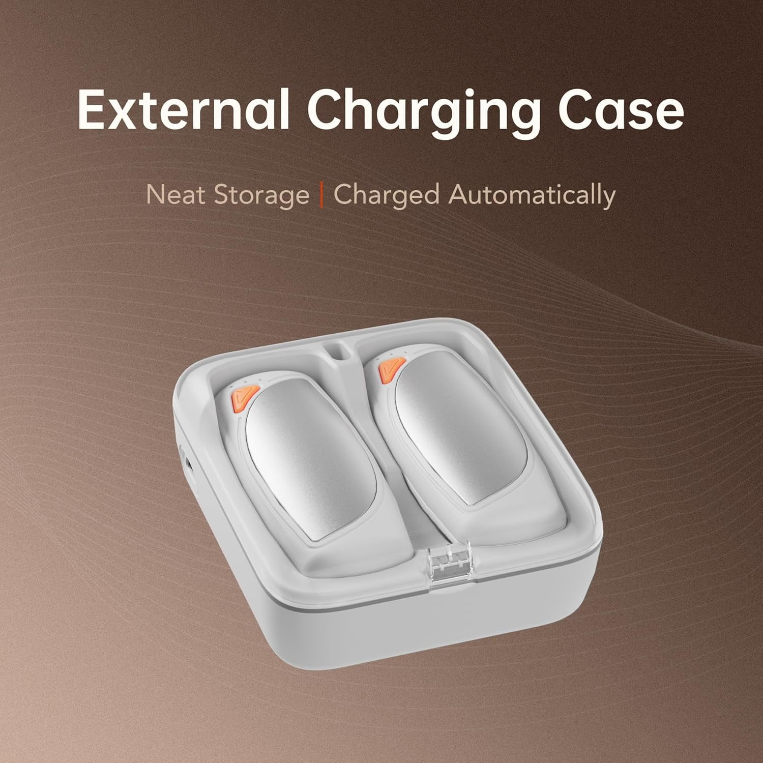 Hand Warmers Rechargeable 2 Packs, Double Sided Heating with AI Charging Case, 14000mAh Electric Hand Warmer Long Lasting, Portable Heater Gifts for Christmas,Outdoor,Camping,Hunting Gear