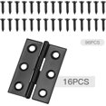 thumbnail image 2 of BRILLAR Bisagras a tope plegables de acero inoxidable, 16 piezas, para muebles del hogar, puertas de gabinetes de piano. Incluye 96 tornillos de acero inoxidable., 2 of 5