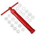 thumbnail image 3 of Shisuyan 1 Set of Clay Extruder Tool Clay Squeezer Stainless Steel Clay Extruder with Molds Set Polymer Clay Tools, 3 of 8