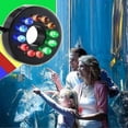 thumbnail image 3 of 8W Ultra-Quiet Submersible Pump with 12-Color LED for Aquarium Fountain 450L/H Black, 3 of 5