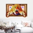 thumbnail image 1 of Dvkptbk Wallpaper Sticker Leopard PVC Sticker Wall Stickers Wallpaper Living Room Decoration Home Decor on Clearance, 1 of 3
