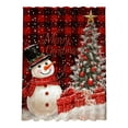 thumbnail image 2 of ChicYu 70.86x59.05in Christmas Themed Decorative Shower Curtain Bathroom Partition Curtain Multiple Styles Available for Holiday Bathroom Decor, 2 of 6