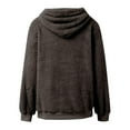 thumbnail image 6 of NMMUED Cat Hoodie with Pouch Fleece Hoodie Pet Hoodie Carrier Fuzzy Top Cat Pocket Hoodie Warm Hoodies for Women Cat Carrying Hoodie Dark Gray S, 6 of 6