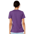 thumbnail image 4 of BELLA + CANVAS Women’s Relaxed Jersey Tee, Short Sleeve Crew Neck Cotton T-Shirt, Royal Purple, M, 4 of 4