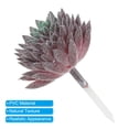 thumbnail image 4 of Uxcell Picos de Suculentas Artificiales Sin Maceta Plantas Suculentas Falsas Pequeñas Color Burdeos Paquete de 4, 4 of 5