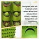 thumbnail image 3 of Bolsas para maceteros colgantes, 36 bolsas verticales para maceteros para colgar en la pared, bolsas de cultivo, jardinería vertical, contenedor de flores, bolsas de almacenamiento de, 3 of 5