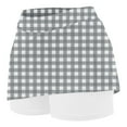 thumbnail image 5 of Girls' Skort Sports Tennis Skirt Solid Color Loose High Waist A-line Skirt for Girls 2-12Y, 5 of 5