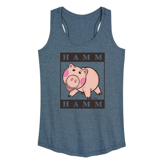 Toy Story 4 - Type Block Hamm - Women's Racerback Tank Top