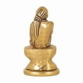 thumbnail image 4 of Sacred Needs Handcrafted Brass Sai Baba Statue – 3.4-Inch Shirdi Sai Baba Idol for Home Temple, Office Décor, and Spiritual Gift, 4 of 4