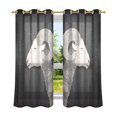 thumbnail image 2 of Sheep Black Blackout Curtains Thermal Insulation 63 inch Grommet for Bedroom Living Room Bathroom Kitchen Windows 2 Pack, 2 of 6