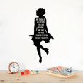 thumbnail image 2 of We Should All Start To Live Before We Get Too Old Fear Is Stupid So Are Regrets Quote Marilyn Monroe Silhouette Vinyl Wall Decal Sticker Art Home Room Living Room Nursery Kinder Décor Size(40x16 inch), 2 of 3