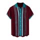 thumbnail image 5 of Hawaiian Shirt For Men, Men's Vintage Button Down Bowling Shirts Short Sleeve Summer Beach Shirt M, 5 of 5