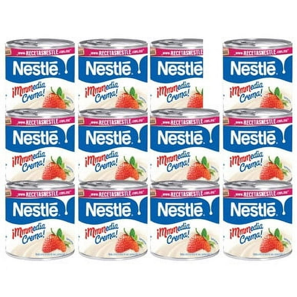 Nestle Media Crema 225 g (24-Caisse) - Crème de Table Polyvalente pour Créations Sucrées et Salées