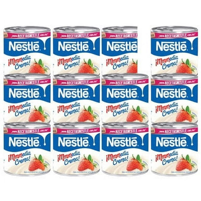 Nestle Media Crema 225 g (24-Case) - Versatile Table Cream for Sweet and Savory Creations