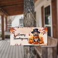 thumbnail image 4 of Happy Thanksgiving Pitbull Welcome Thankful Fall Autumn Pumpkin Landscape Wood Sign Terrier Dog Lover Hanging Wall Home Decor - 02021, 4 of 5
