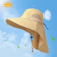 thumbnail image 4 of Casquette de Plein Air pour Hommes UPF 50+ avec Protection Solaire, Grand Bord, Chapeau de Pêche avec Rabat de Nuque, Chapeaux de Randonnée pour Hommes, 4 of 5