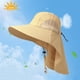 thumbnail image 4 of Gorra de protección solar UPF 50+ para hombre al aire libre, sombrero de pesca de ala ancha con solapa para el cuello, sombreros de senderismo para hombres, 4 of 5