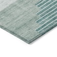 thumbnail image 3 of Addison Rugs Chantille Indoor/Outdoor Transitional Geometric Teal Machine Washable Rectangle Rug, 9' x 12', 3 of 8
