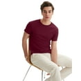 thumbnail image 6 of Hanes Men Crew neck T-Shirt 4-Pack ComfortSoft 100% Cotton Heavyweight Tee Plain, 6 of 6